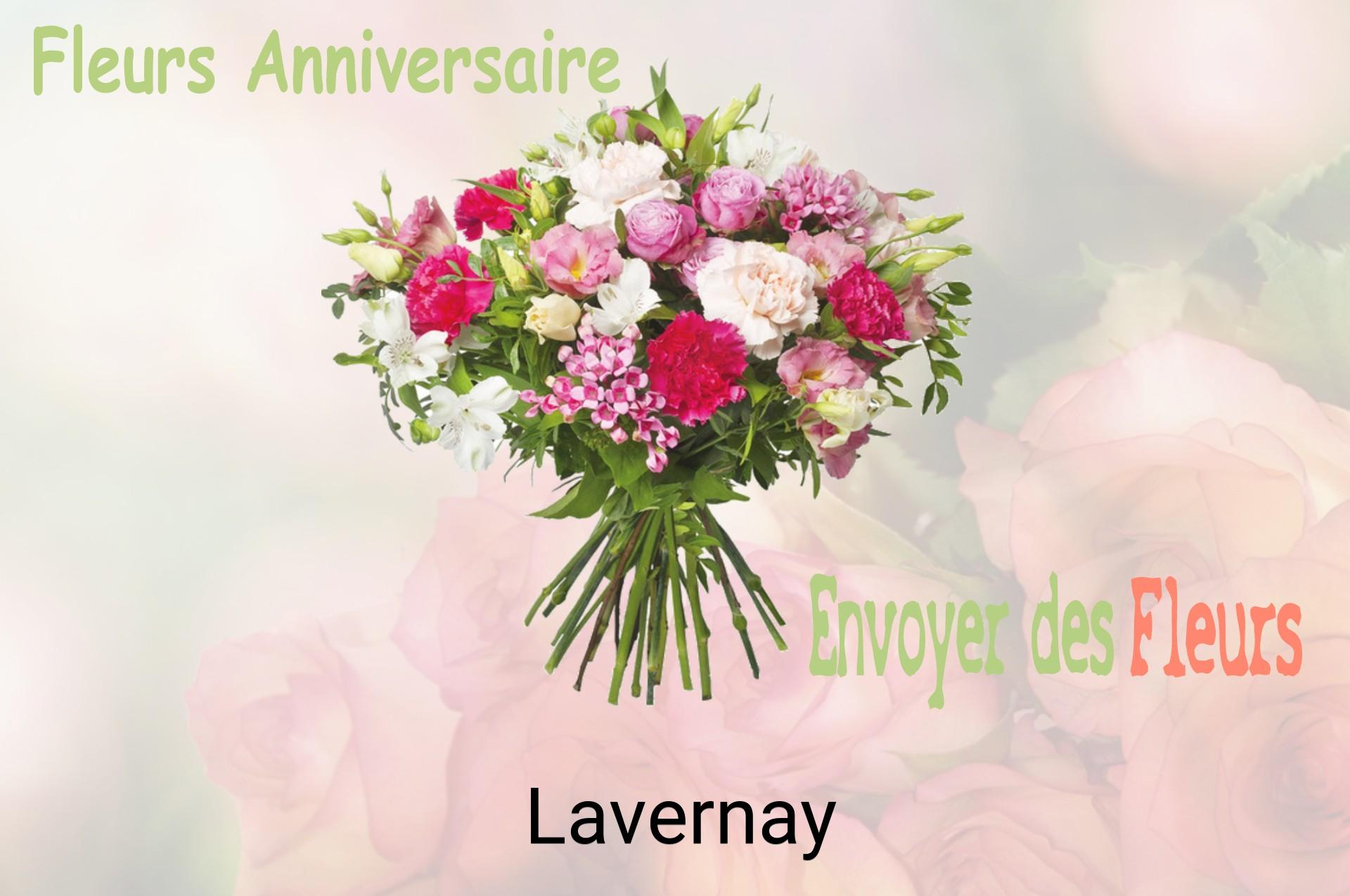 Bouquet de fleurs d’anniversaire livré à Lavernay